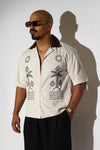 Embroidered Tropical Resort