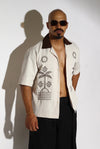 Embroidered Tropical Resort