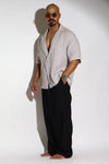 Double-Breasted Linen