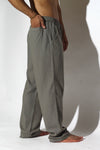 Drawstring Relaxed-Fit Linen Trousers