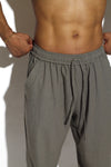 Drawstring Relaxed-Fit Linen Trousers