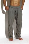 Drawstring Relaxed-Fit Linen Trousers