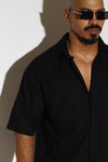 Dual Chest Pocket Short-Sleeve Linen
