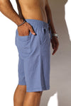Drawstring Relaxed-Fit Linen Shorts