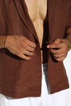 Double-Breasted Linen