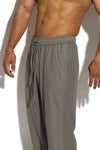 Drawstring Relaxed-Fit Linen Trousers