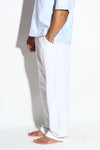 White Relaxed Linen Trousers