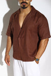 Double-Breasted Linen